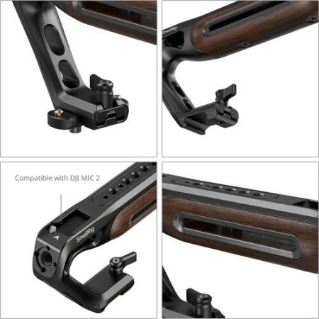 SmallRig 5251 - drewniany uchwyt górny, zacisk NATO